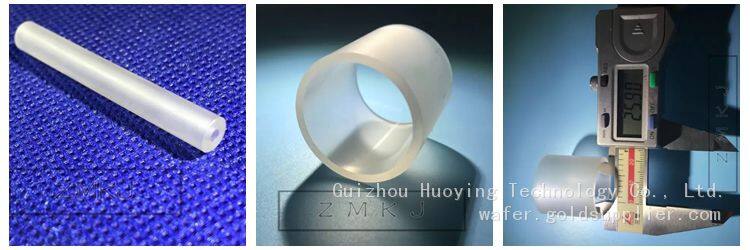 Polished Al2O3 Crystal Sapphire tube, Sapphire Cup Tube Pipe Industrial