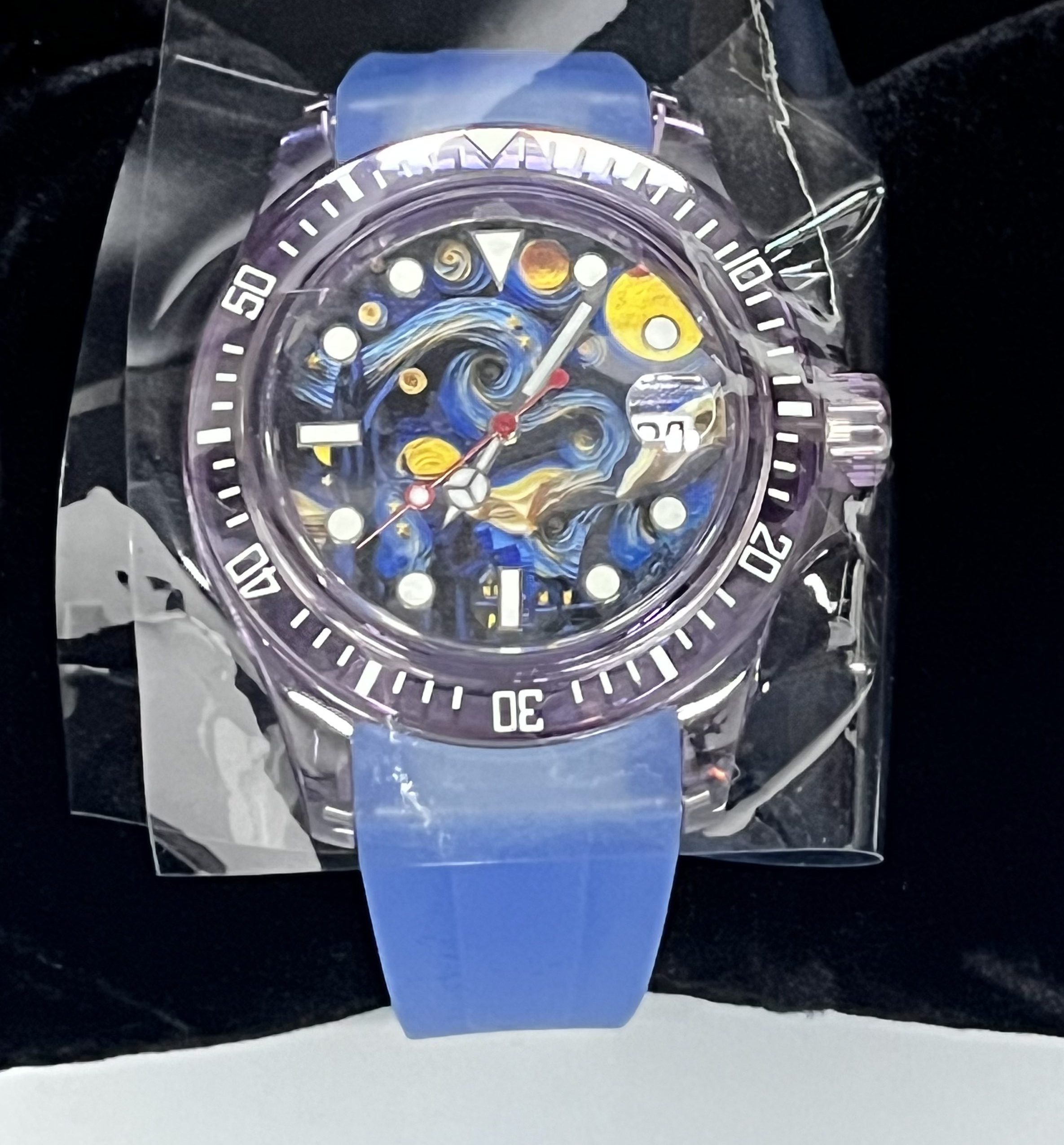 Purple Sapphire Watch Case